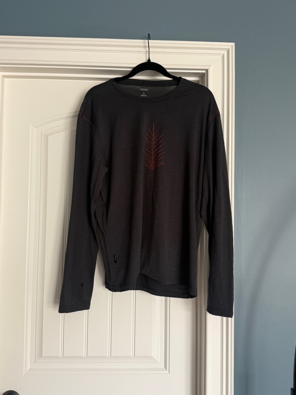 Icebreaker Black Crew Neck Merino Blend Tee